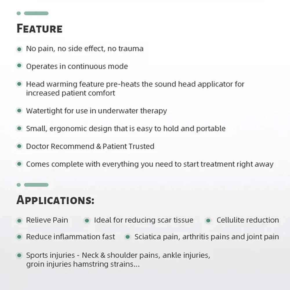 Ultrasound Therapy Massager Pro