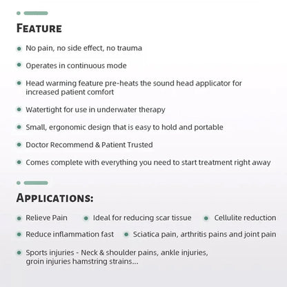 Ultrasound Therapy Massager Pro